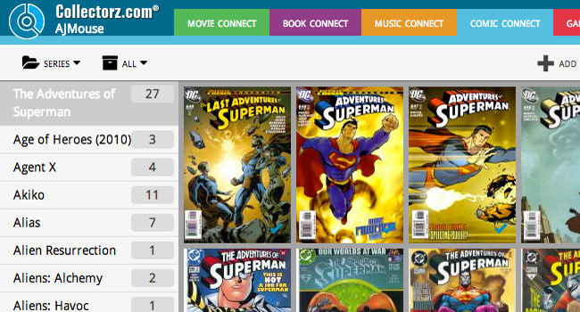 Online comic book database software » CLZ Comics Web